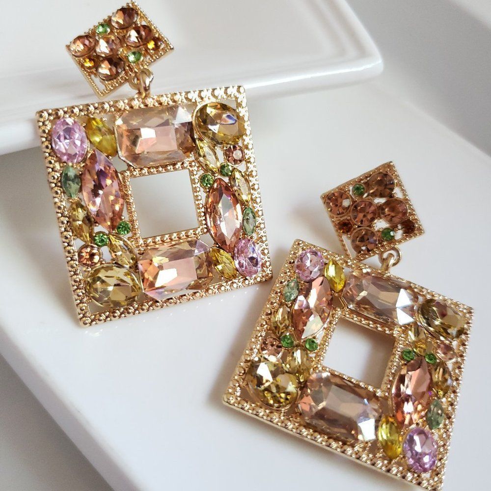 Zara Stardust Post Back Earrings